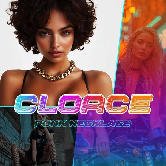 Fashionable Gold Choker Necklace - Chic Cuban Chain for Everyday Elegance - Picture 3 of 8